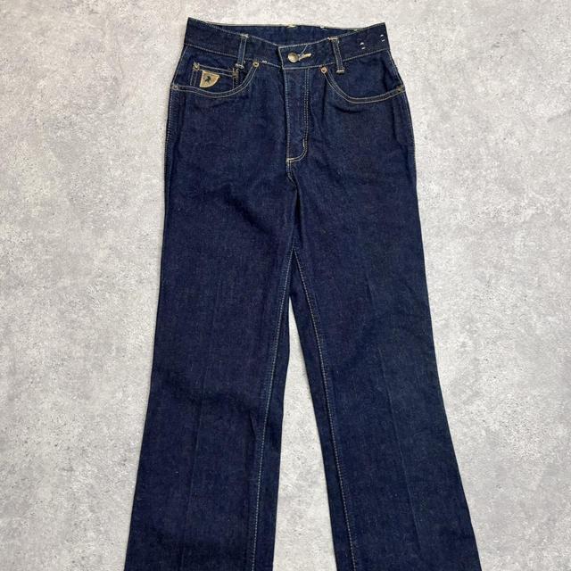 Dark wash salvage jeans