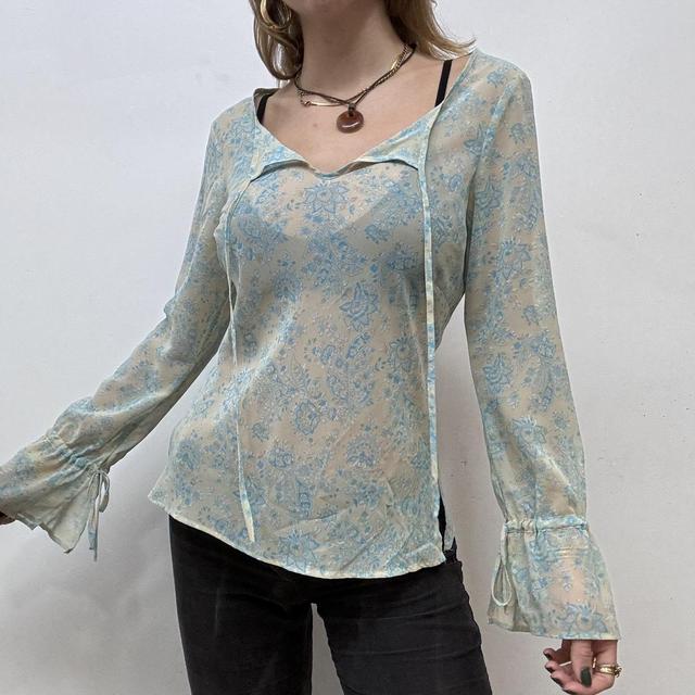 Flared paisley fairy blouse