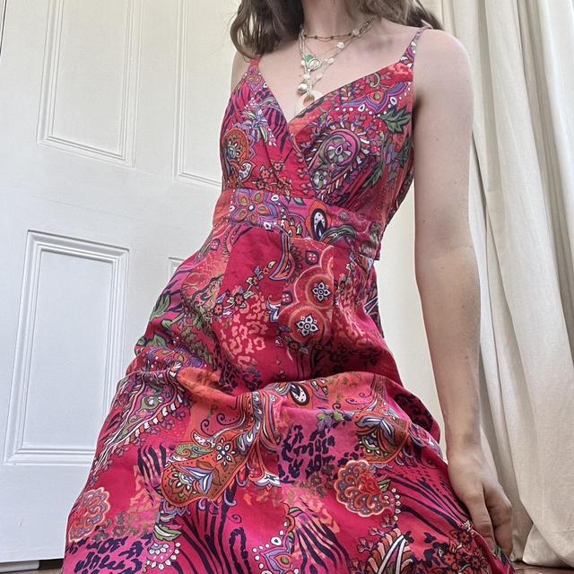 Paisley floral summer dress