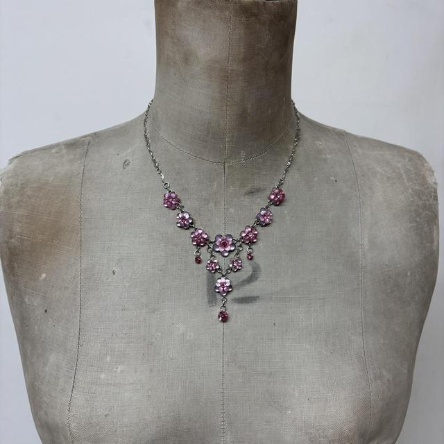 Drape boho fairy crystal necklace