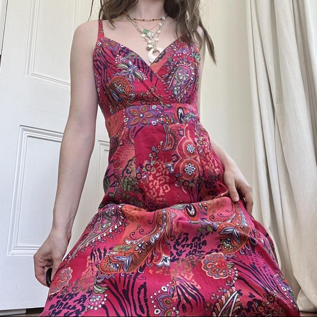 Paisley floral summer dress