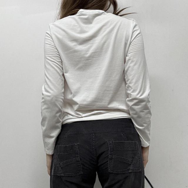 Y2k graphic heart long sleeve tshirt