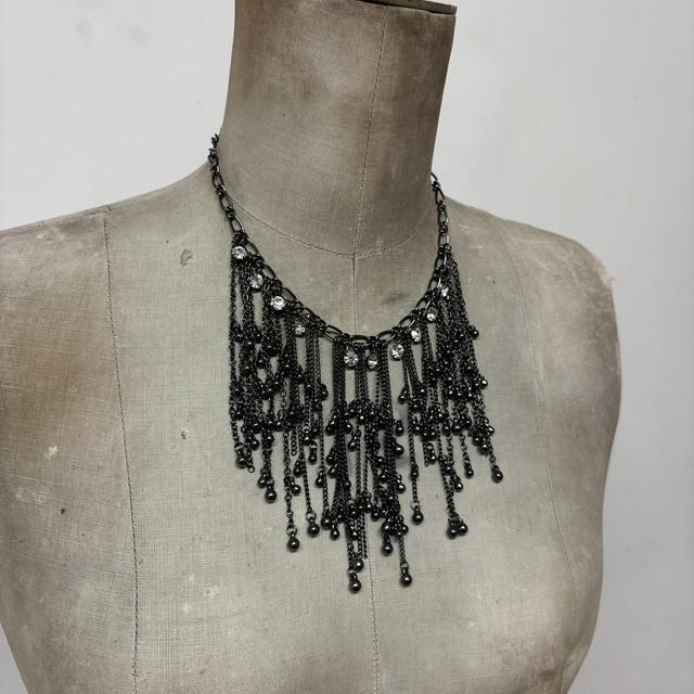 Gothic grunge chain necklace