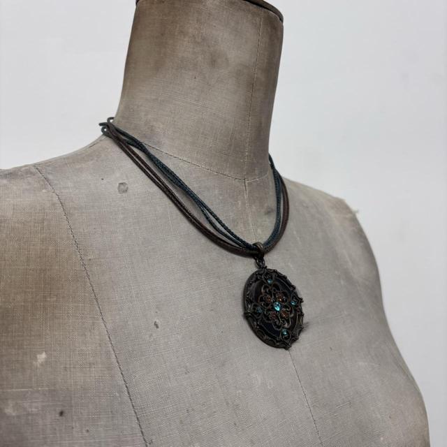 Boho fairy metal pendant necklace