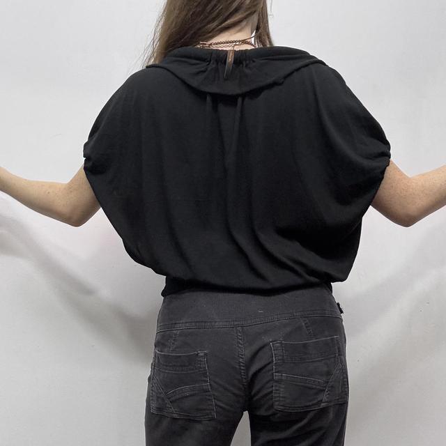 Wide neck structured Cop Copine slouchy top