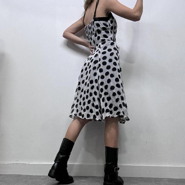 Layered polka dot dress