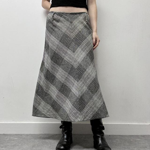 Checked gingham summer skirt