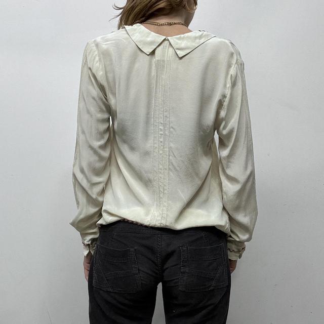 Silk edwardian embroidered shirt