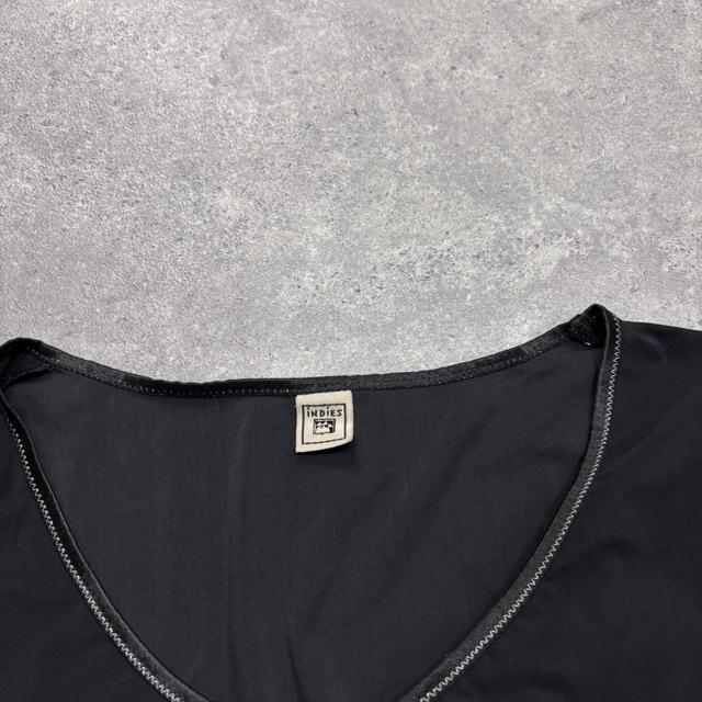 Black flared handkercheif midi dress