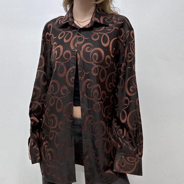 Vintage printed versace shirt