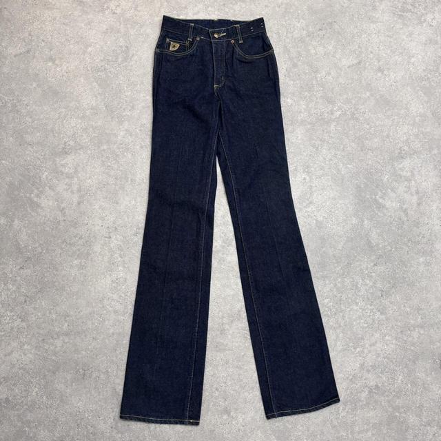 Dark wash salvage jeans