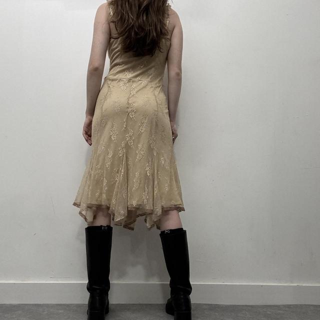 Sheer lace coquette summer dress
