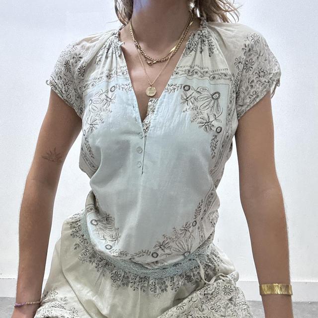 Lace paisley floral mini dress