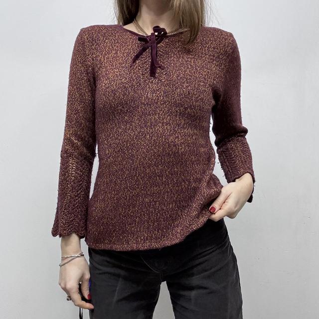 Flared purple gothic fairy jumper