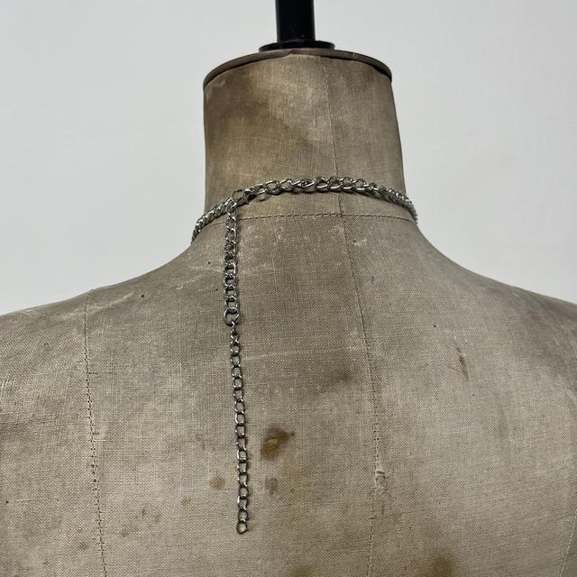 Gothic grunge metal necklace