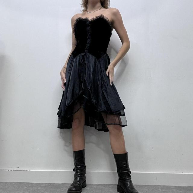 Gothic grunge corset dress
