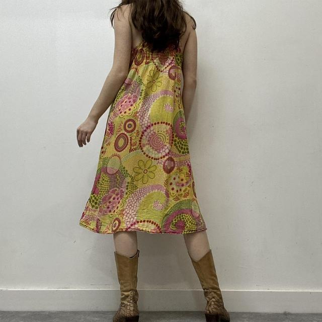 Floral paisley 90s dress