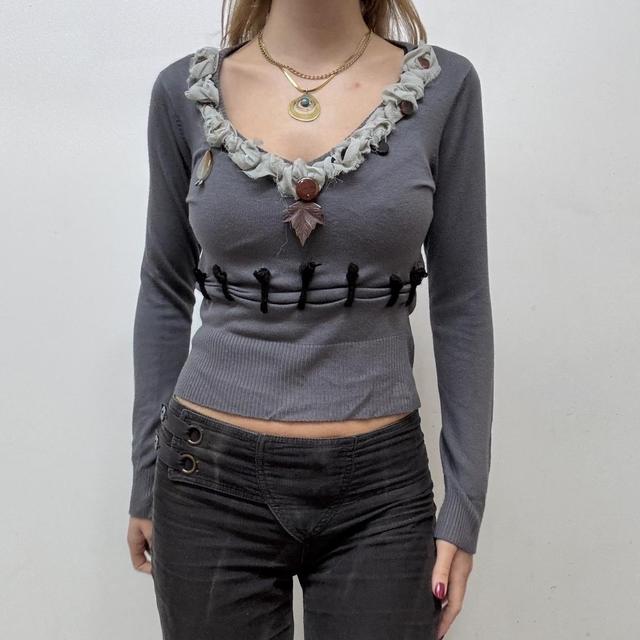 Fairy beaded silk jumper