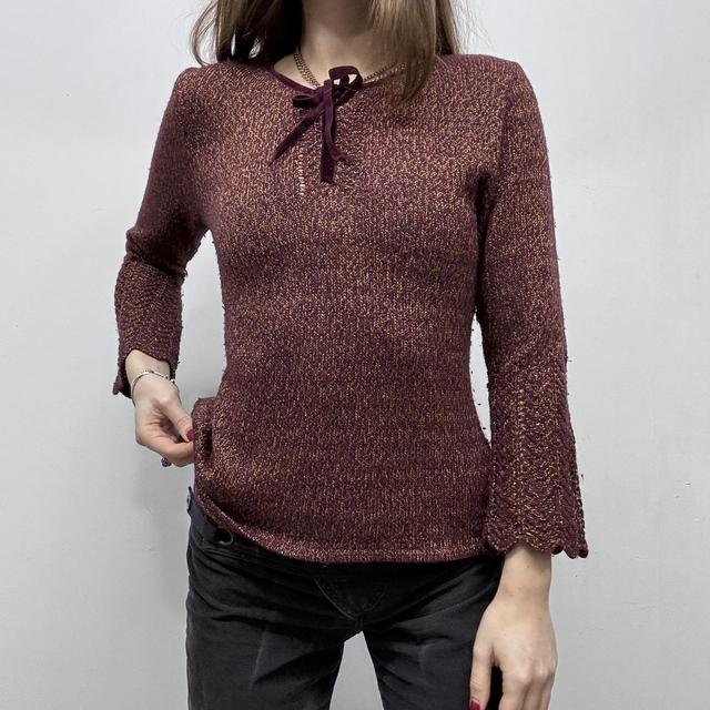 Flared purple gothic fairy jumper