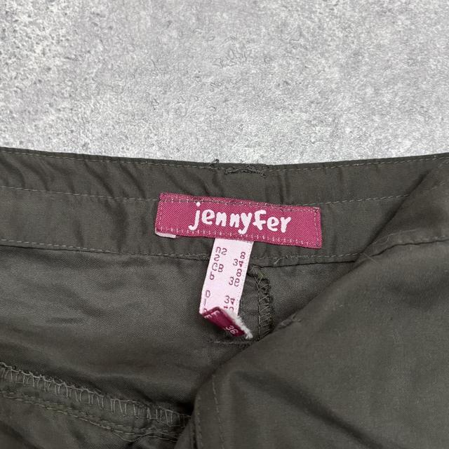 Khaki cargo parachute skirt