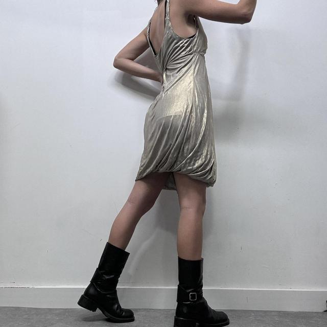 Vintage gold miss sixty dress