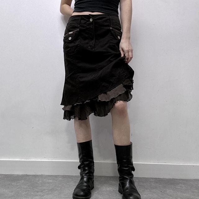 Brown cargo fairy skirt