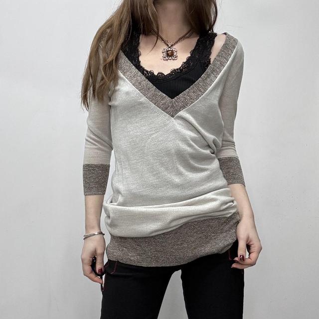 Slouchy wide neck allsaints jumper
