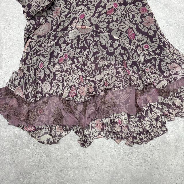 Silk ruffle twee dress
