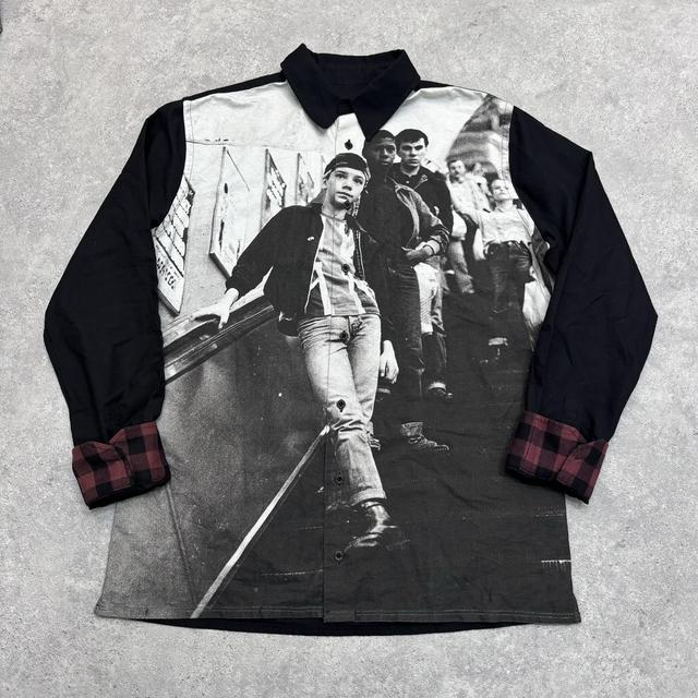Punk graphic printed shirt