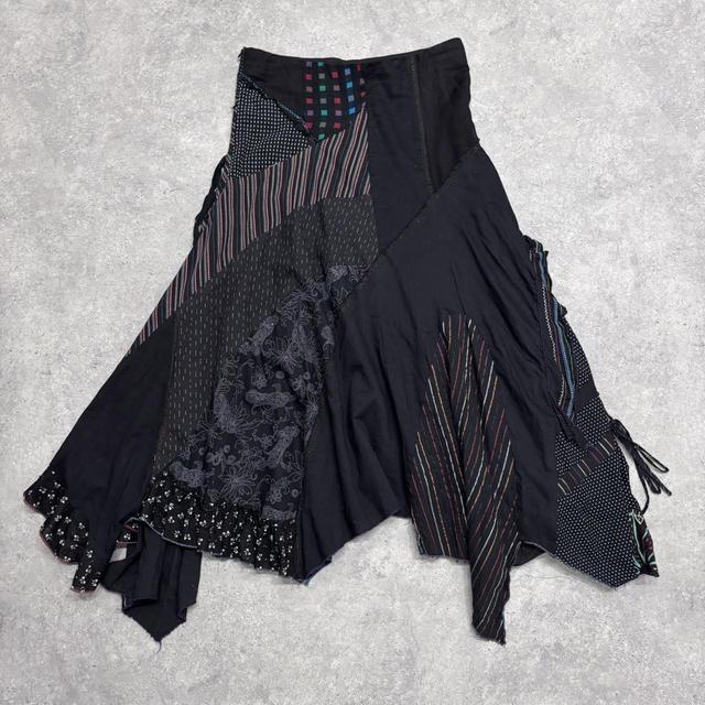 Gothic grunge patchwork fairy skirt