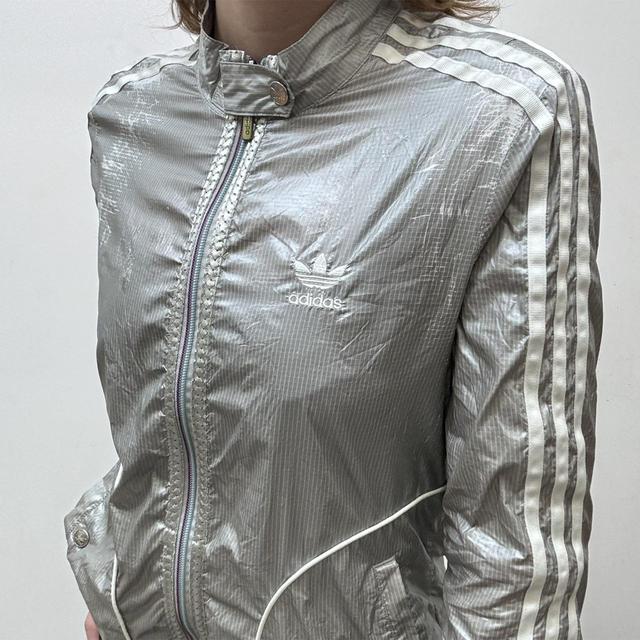 Vintage Adidas chrome jacket