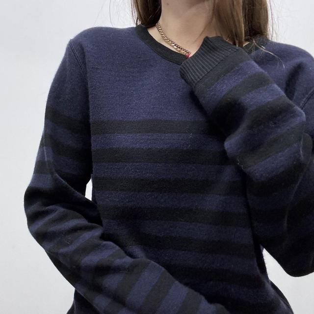 Striped Ami Paris oversized wool jumper
