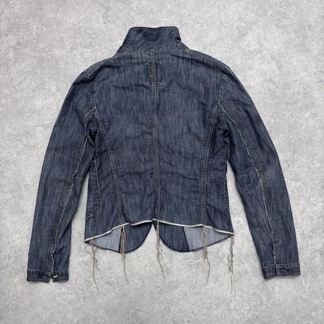 Salvage denim Marithe francois Girbaud fray jacket