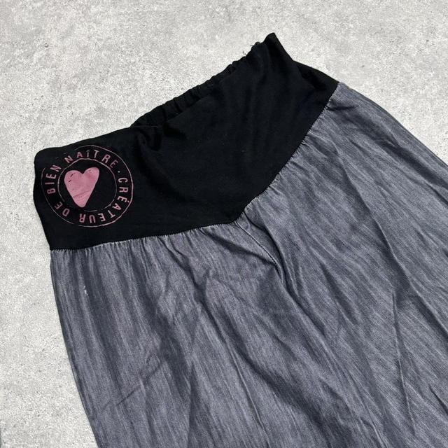 Fold over wide leg trousers