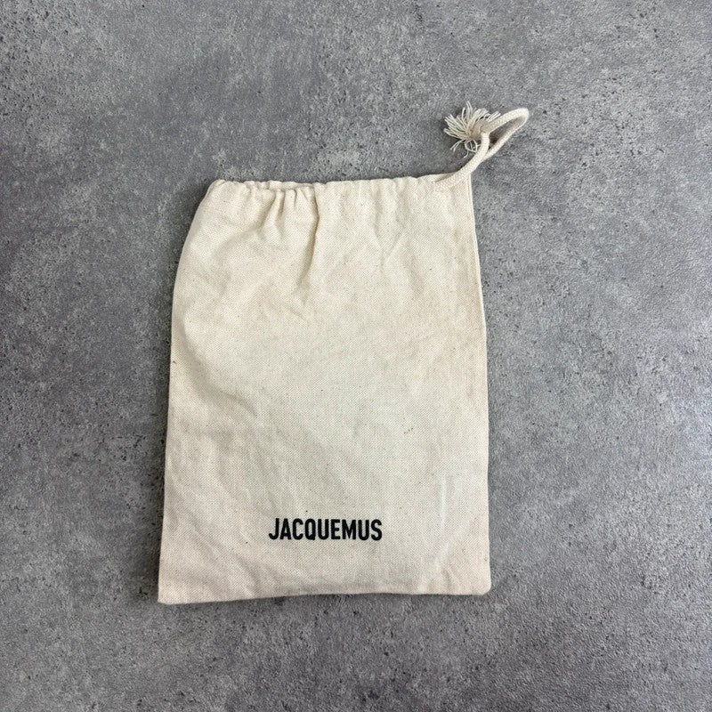 black Jacquemus Le Pitchou Round Coin Purse bag
