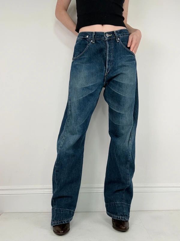 Levis engineered twisted jeans