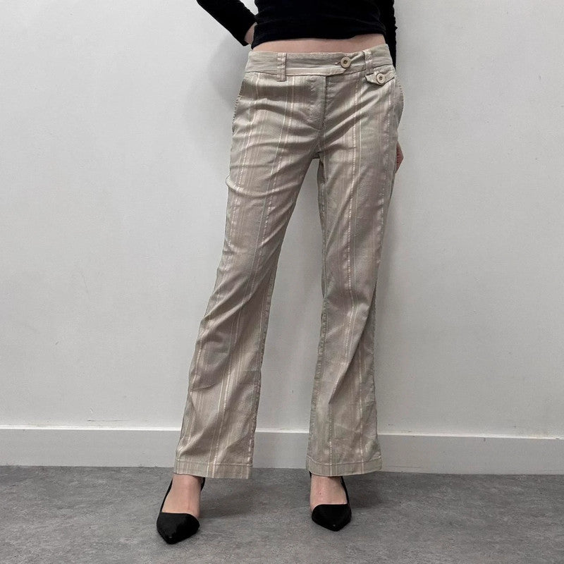 pinstripe cargo suit pants