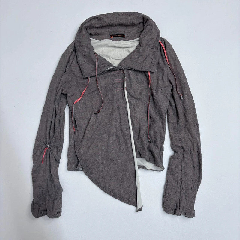 asymmetric cop copine cargo shirt