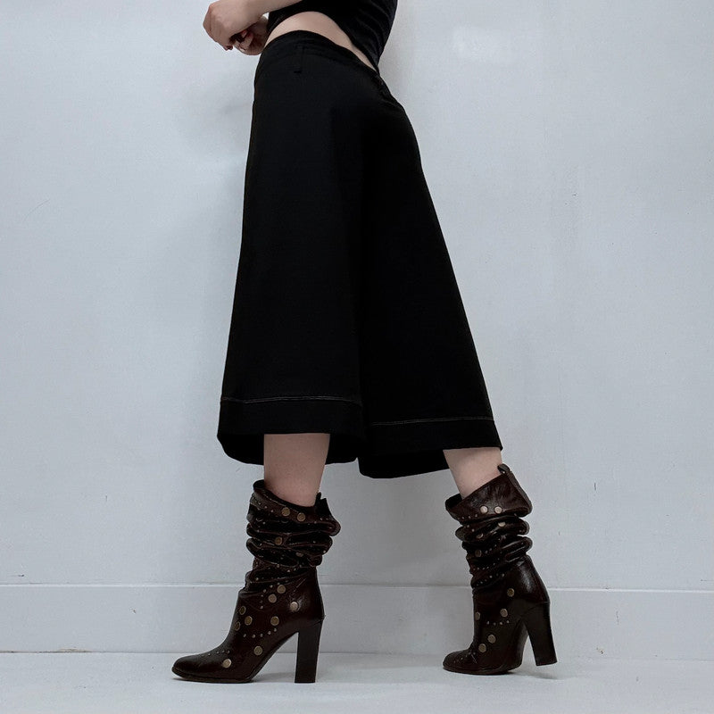 black Cop Copine flared trousers