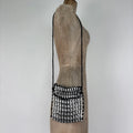 Vintage metallic can tab pouch bag