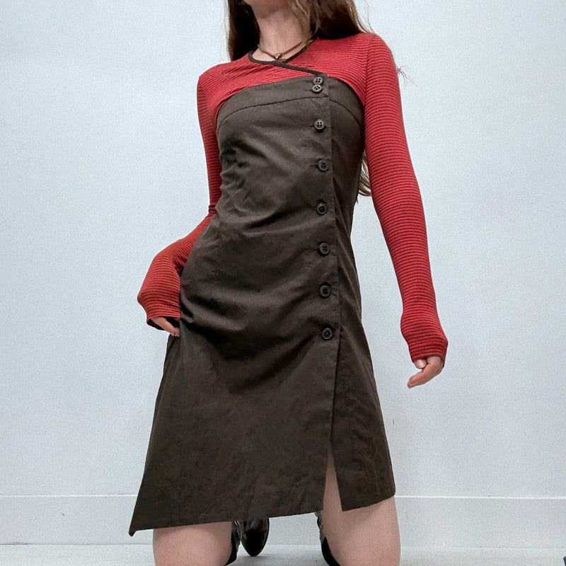 Cop Copine asymmetric mini dress