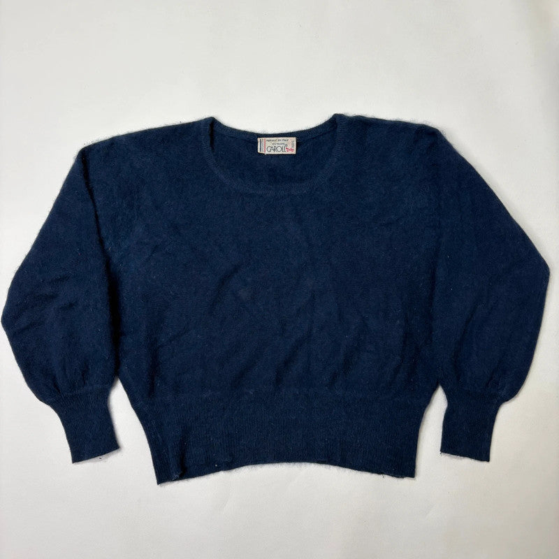 angora knitted slouchy batwing jumper