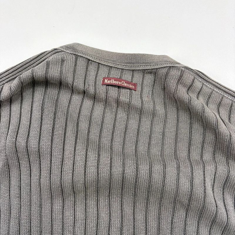 Ribbed Slouchy Distressed Jumper