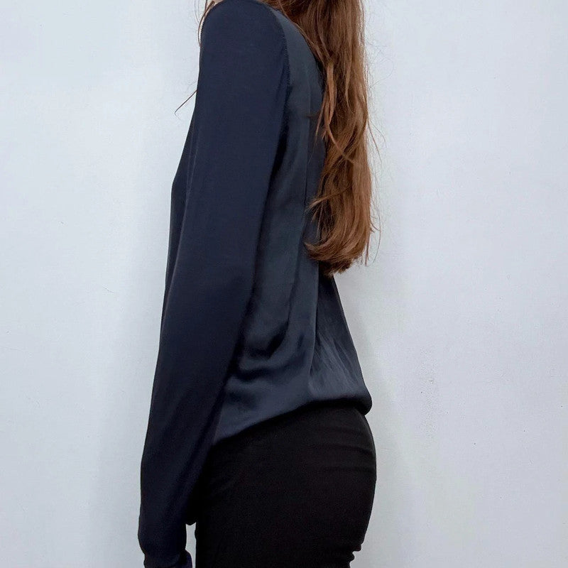 navy Sandro slouchy t-shirt