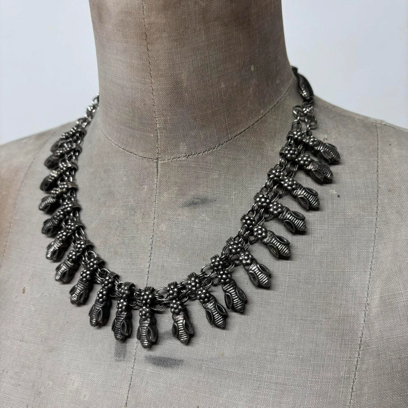 black chain collar necklace