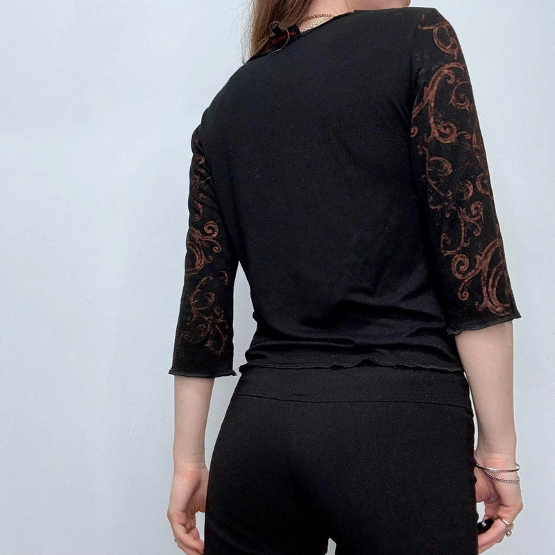 graphic printed grunge t-shirt