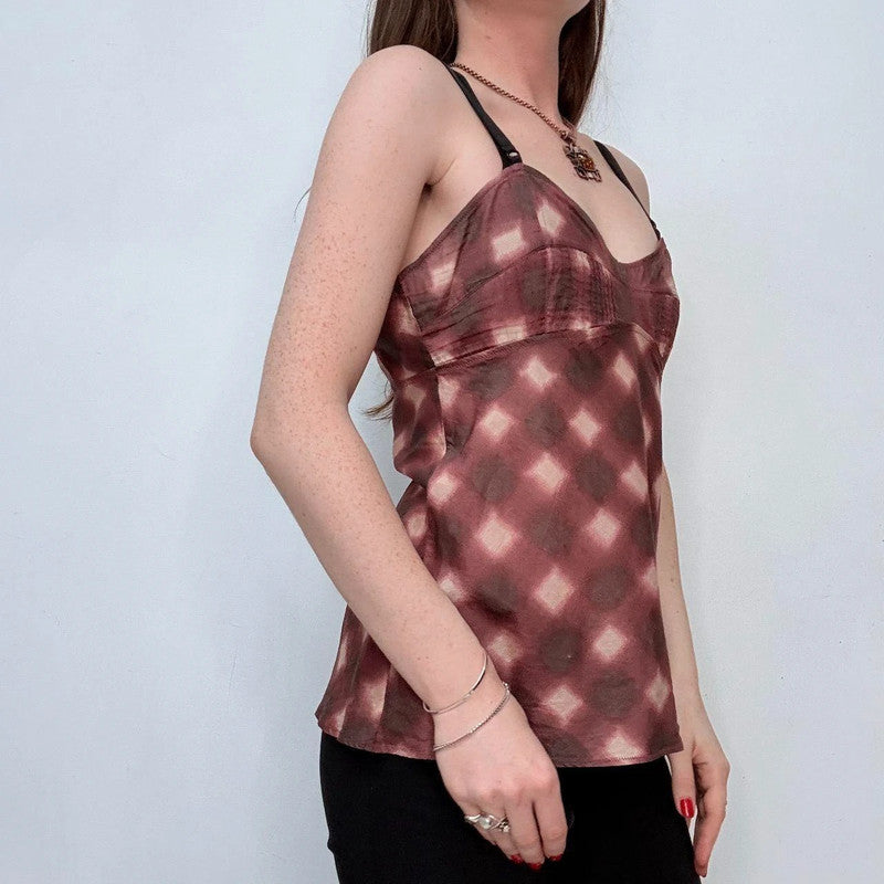 Tartan print Marni vest top