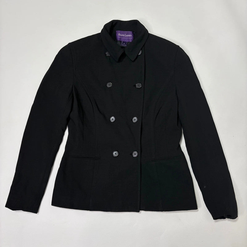 Black Ralph Lauren purple label silk and wool jacket