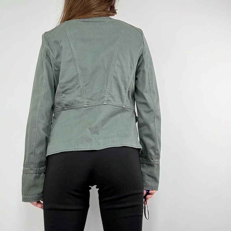 khaki military napoleonic fitted regency jacket