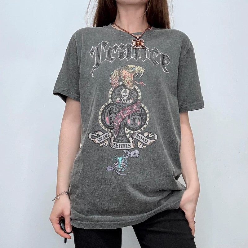 distressed graphic grunge t-shirt